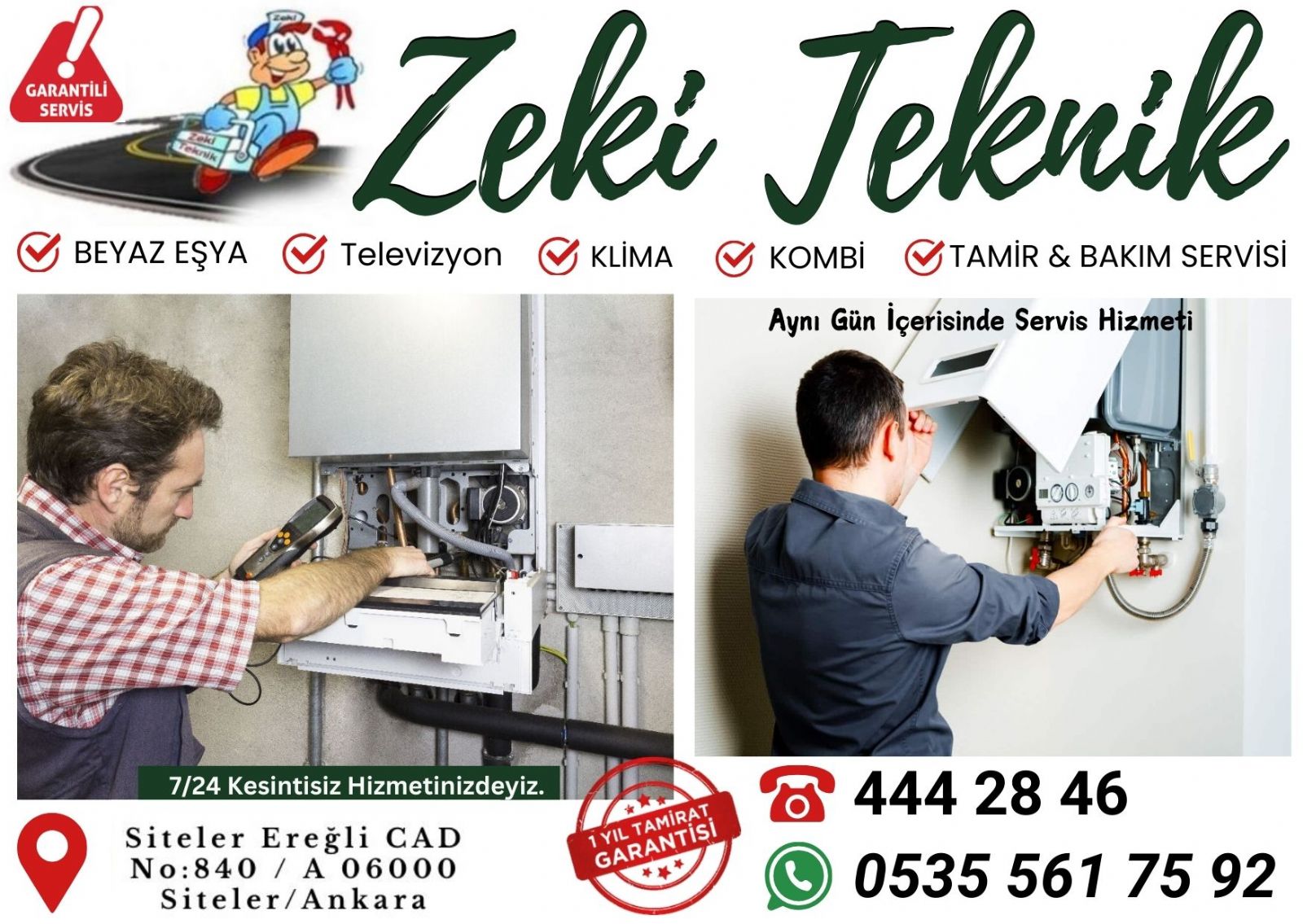 Siteler Kombi Bakım Ücreti